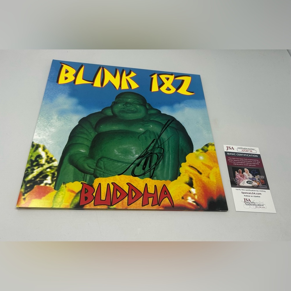 Mark Hoppus signed‎ Blink 182 Buddha Album JSA COA